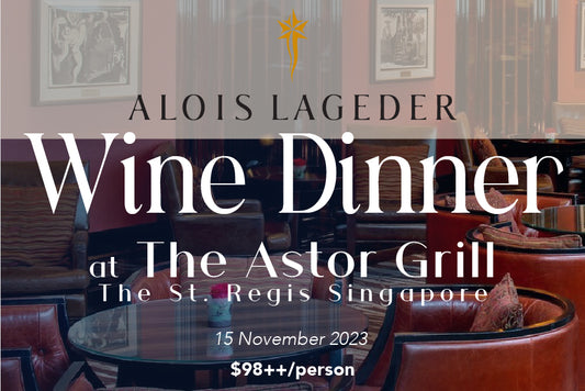 Alois Lageder Wine Dinner at St Regis The Astor Grill