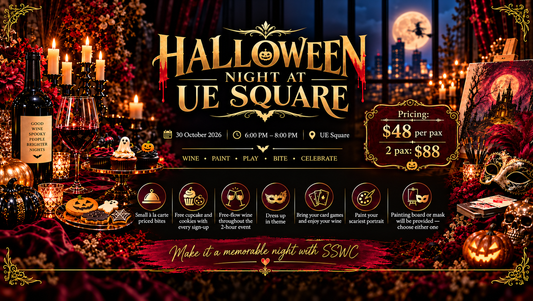 Halloween Night at UE Square: Wine, Paint & Celebrate