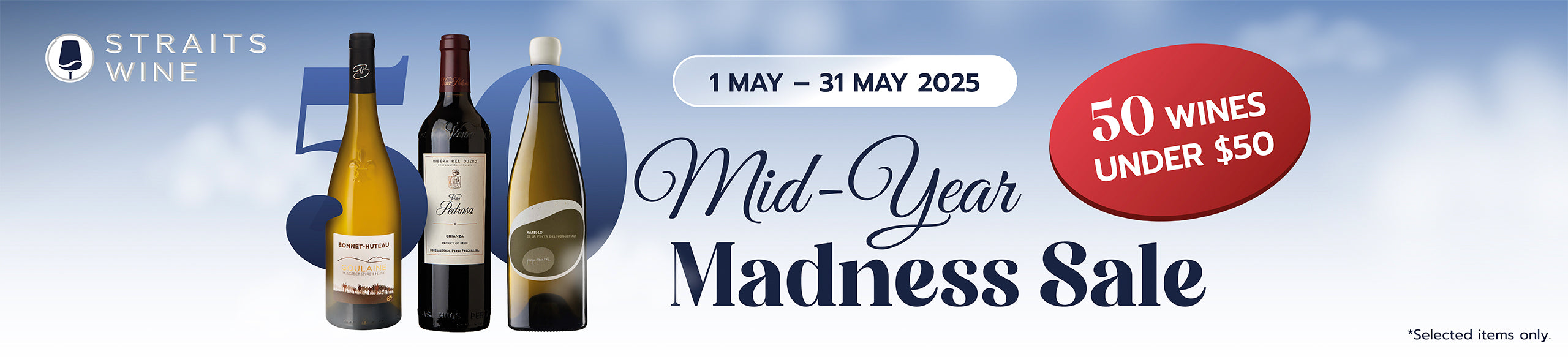 Mid-year Madness Sale - 50 wines under $50