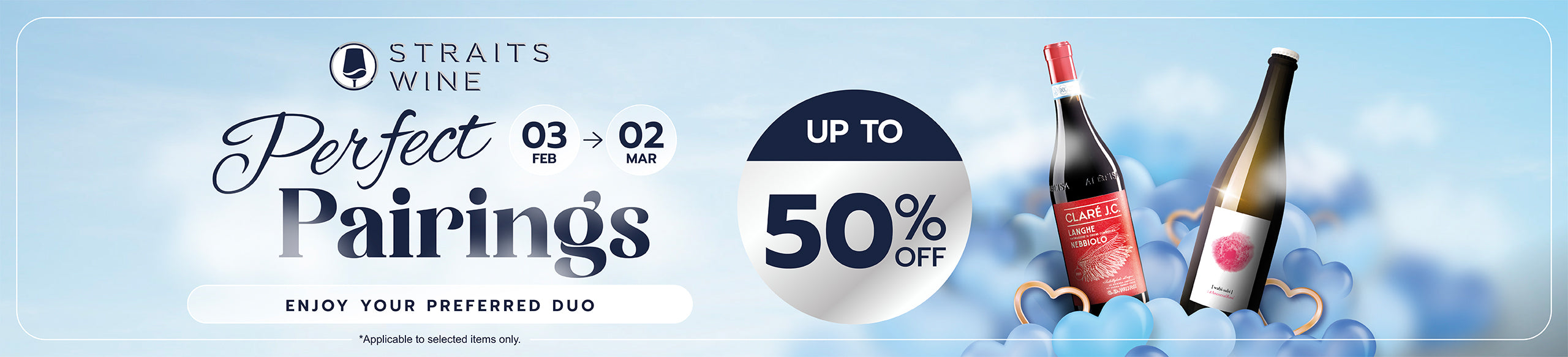 Perfect Pairings 20% off for 2btls – Straits Wine SG