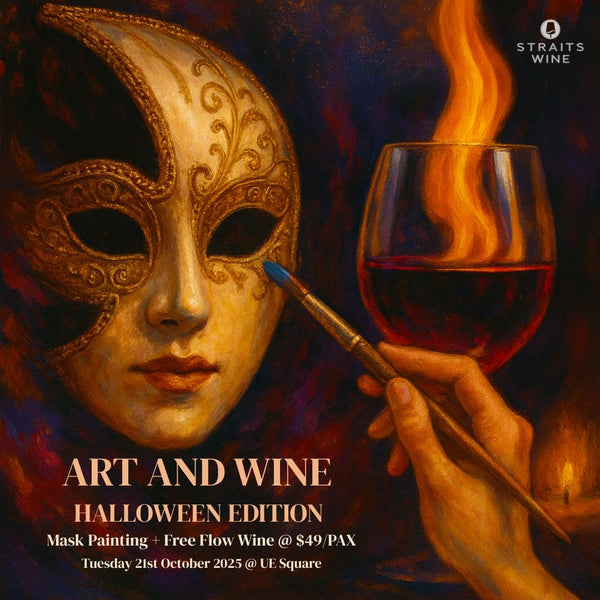 Art and Wine Halloween Edition – Mask Painting + Free-Flow Wine