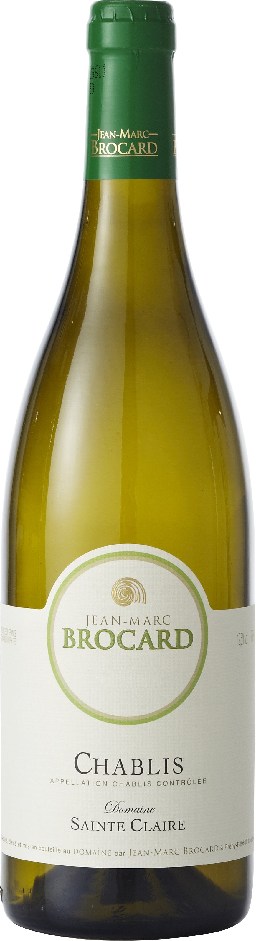Jean Marc Brocard Chablis Domaine Sainte Claire 2024