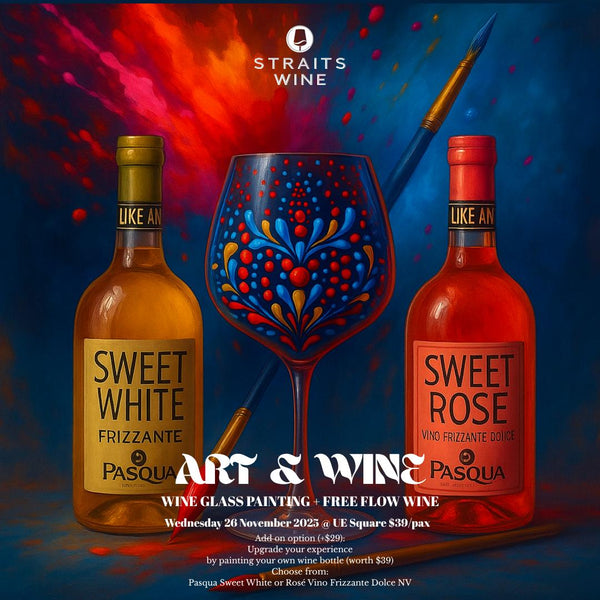 Art and Wine – Wine Glass Painting + Free-Flow Wine